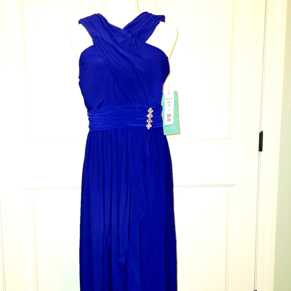 Scarlett Royal Blue Prom wedding Bridesmaid New NWT Size 8 Formal Dress Gown